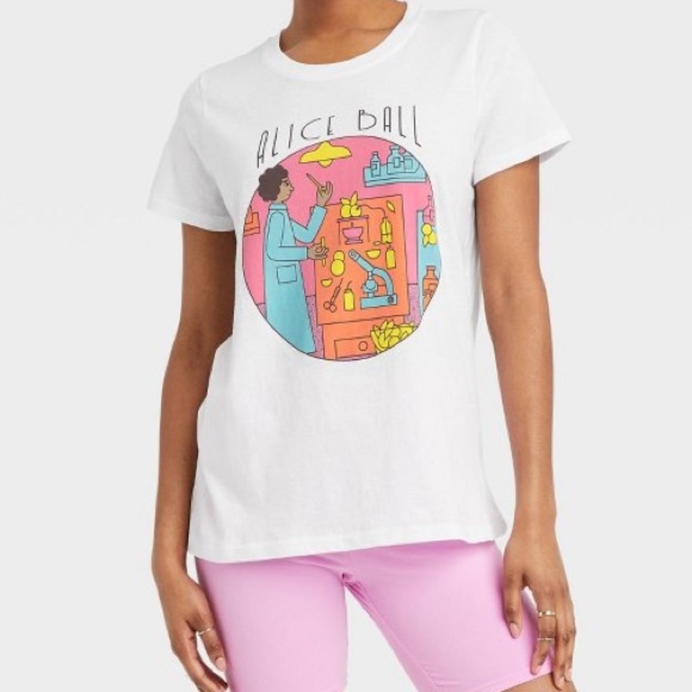 NWT ALICE BALL Shirt Female Scientist Medium